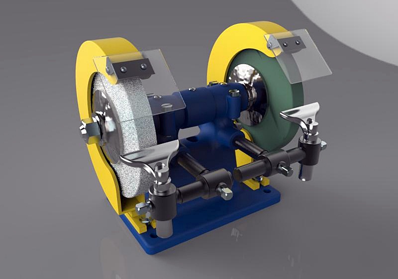 bench grinder砂轮机模型